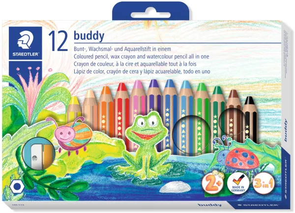 Värikynä Buddy chunky 3in1 (12)